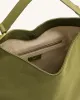 Aria Faux Suede Shoulder Bag - Dark Olive sold by JW PEI