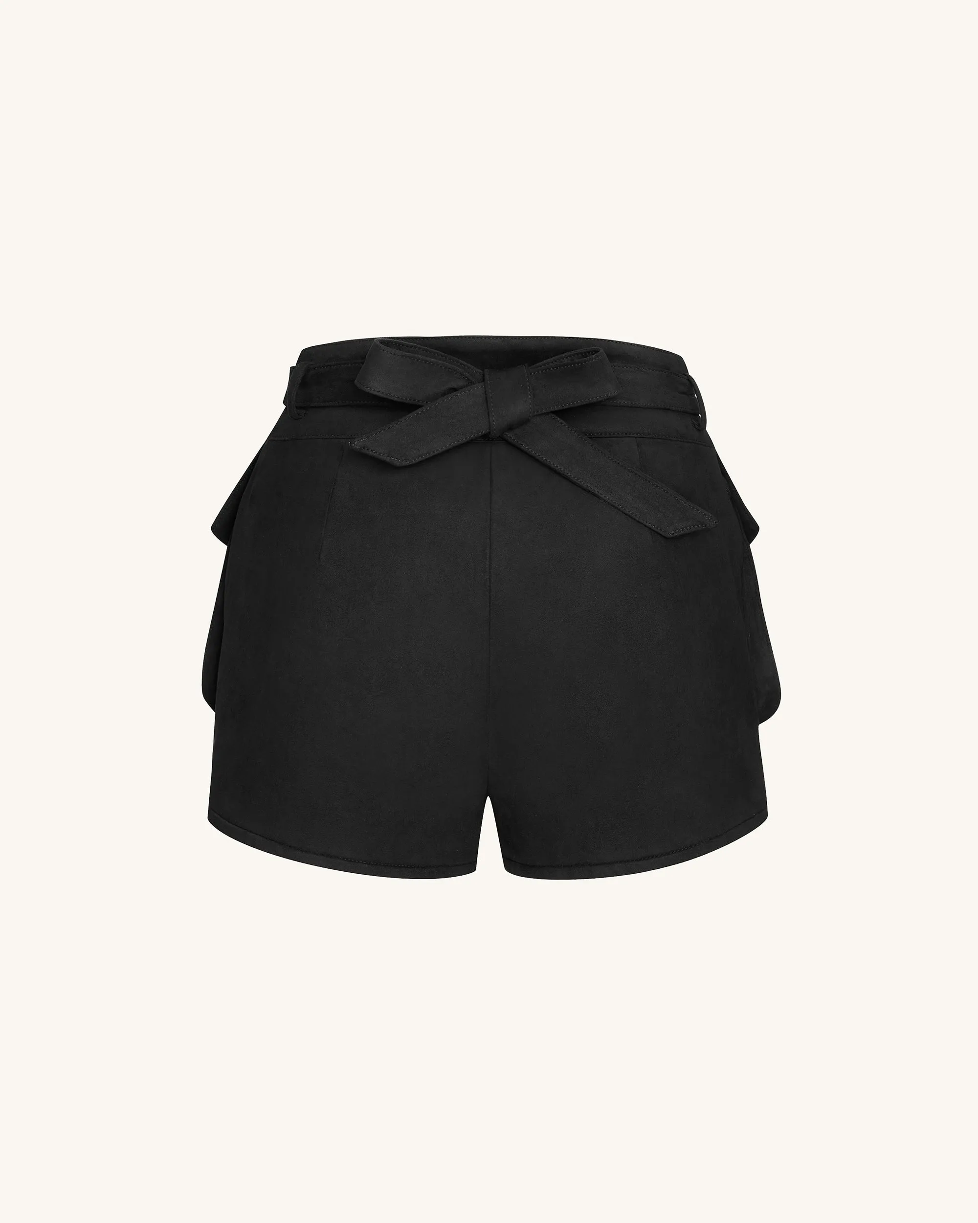 Abigail High-Waisted Utility Shorts - Black sold by JW PEI product image thumbnail 3