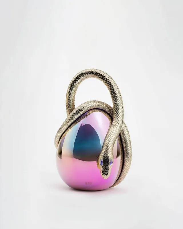 Emilia Serpent Egg Handbag - Multicolor sold by JW PEI