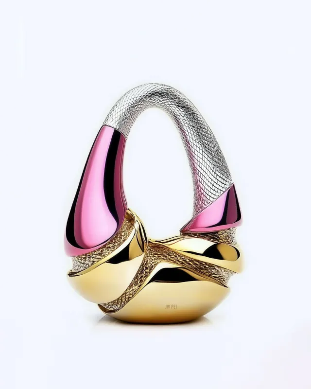 Grace Abstract Hobo Bag - Multicolor sold by JW PEI