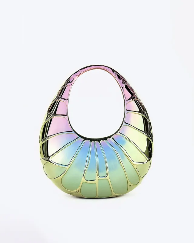 Eva Leaf Vein Hobo Bag - Multicolor sold by JW PEI