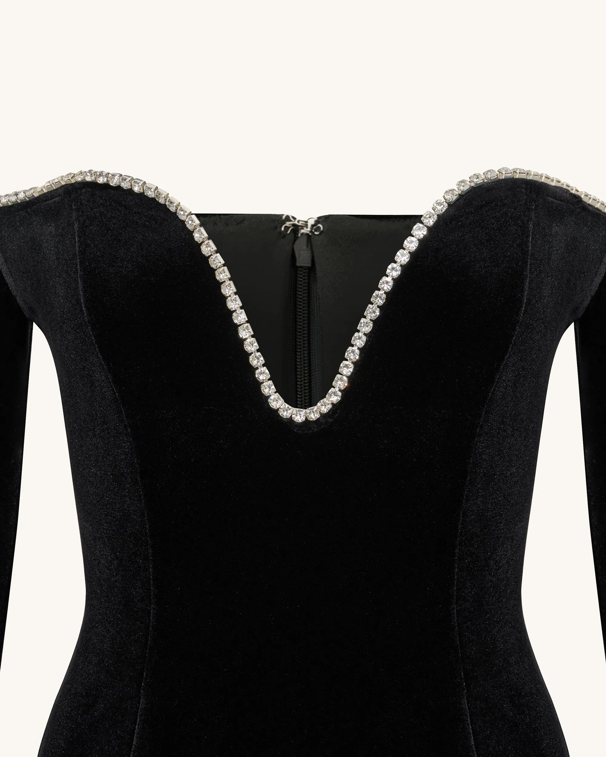 Allison Off-Shoulder Evening Gown - Black sold by JW PEI product image thumbnail 5