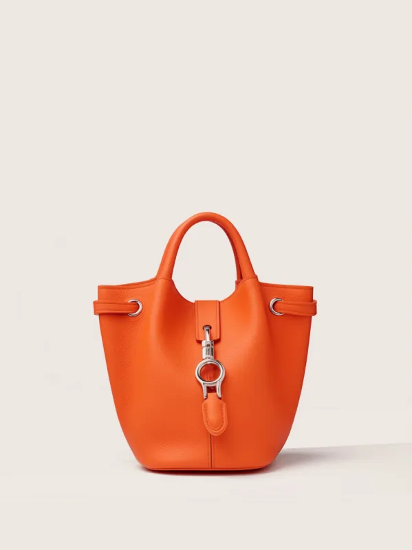 Adeline Vibrant Charm Bucket Bag - Orange sold by JW PEI