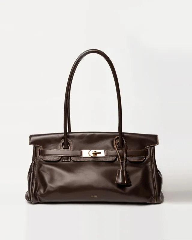 Bella Luxe Heritage Bag - Dark Brown sold by JW PEI