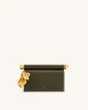 Holly Metal Pendant Embellished Clutch - Dark Olive sold by JW PEI