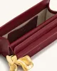 Holly Metal Pendant Embellished Clutch - Claret sold by JW PEI