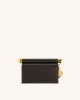 Holly Metal Pendant Embellished Clutch - Dark Brown sold by JW PEI