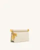 Holly Metal Pendant Embellished Clutch - White sold by JW PEI