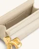 Holly Metal Pendant Embellished Clutch - White sold by JW PEI