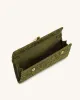 Zaria Woven Clutch - Dark Olive sold by JW PEI