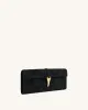 Zaria Woven Clutch - Black sold by JW PEI
