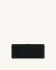 Zaria Woven Clutch - Black sold by JW PEI