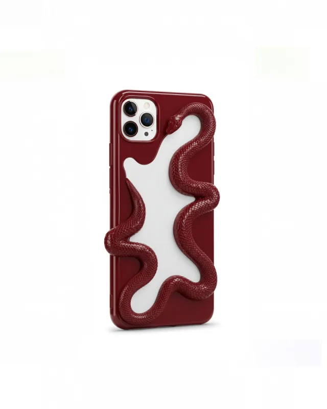 Snake Phone Case - Red/White sold by JW PEI