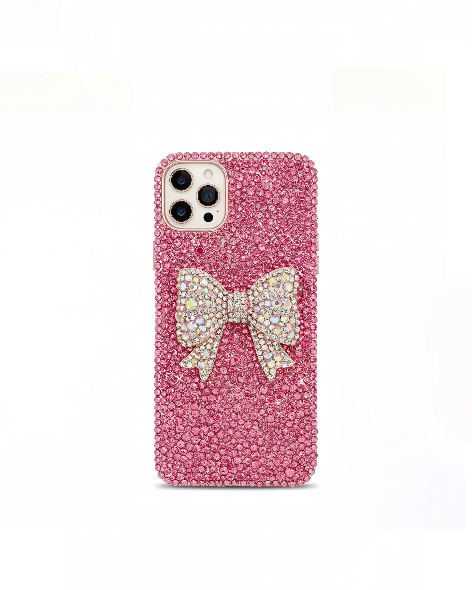 Bow Tie Phone Case - Pink/Silver sold by JW PEI