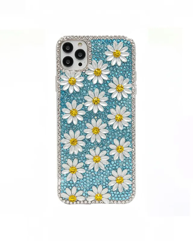 Daisy Phone Case - Blue Multicolor sold by JW PEI
