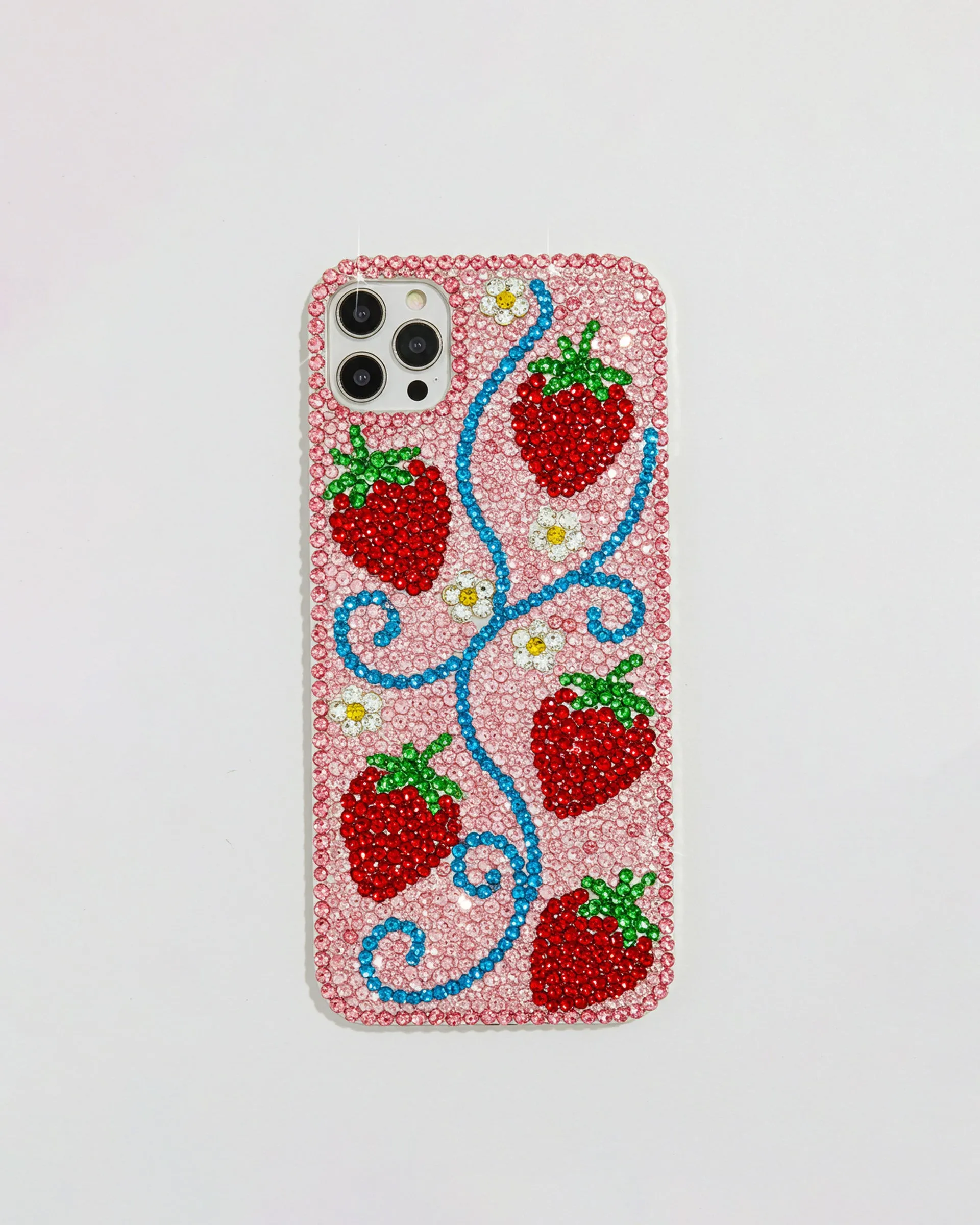 Strawberry Phone Case - Pink Multicolor sold by JW PEI