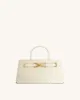 Elora Woven Tote Bag - White sold by JW PEI