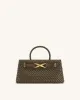 Elora Woven Tote Bag - Dark Olive sold by JW PEI