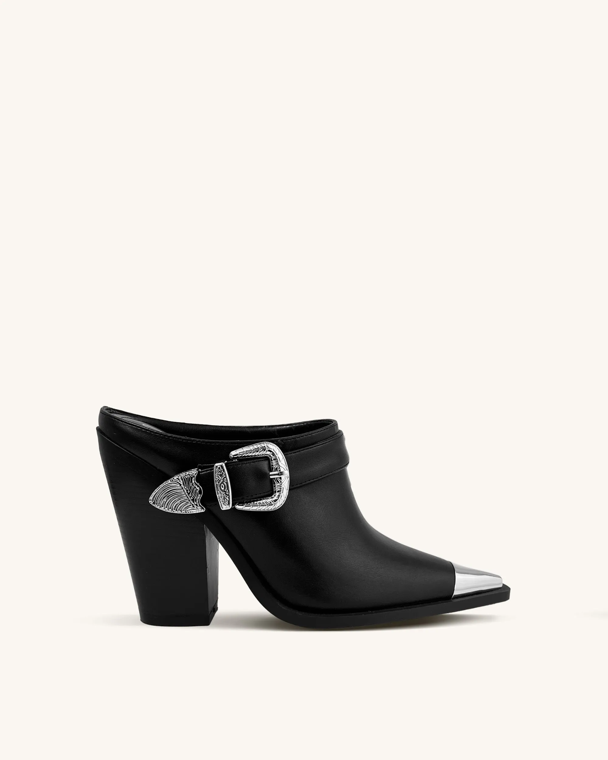 Eleanor Pointed Toe High Heel Boots - Black sold by JW PEI product image thumbnail 2