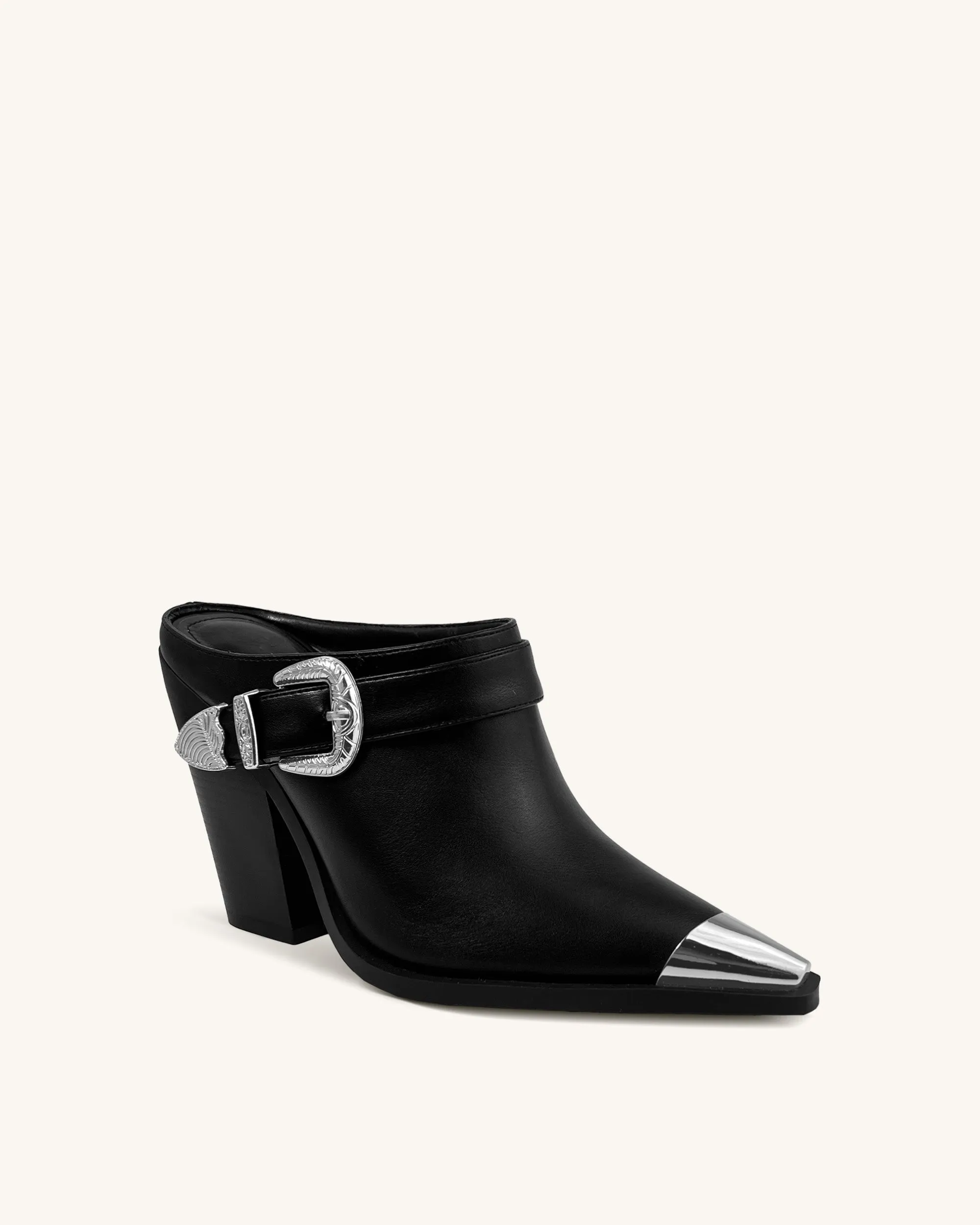 Eleanor Pointed Toe High Heel Boots - Black sold by JW PEI product image thumbnail 3