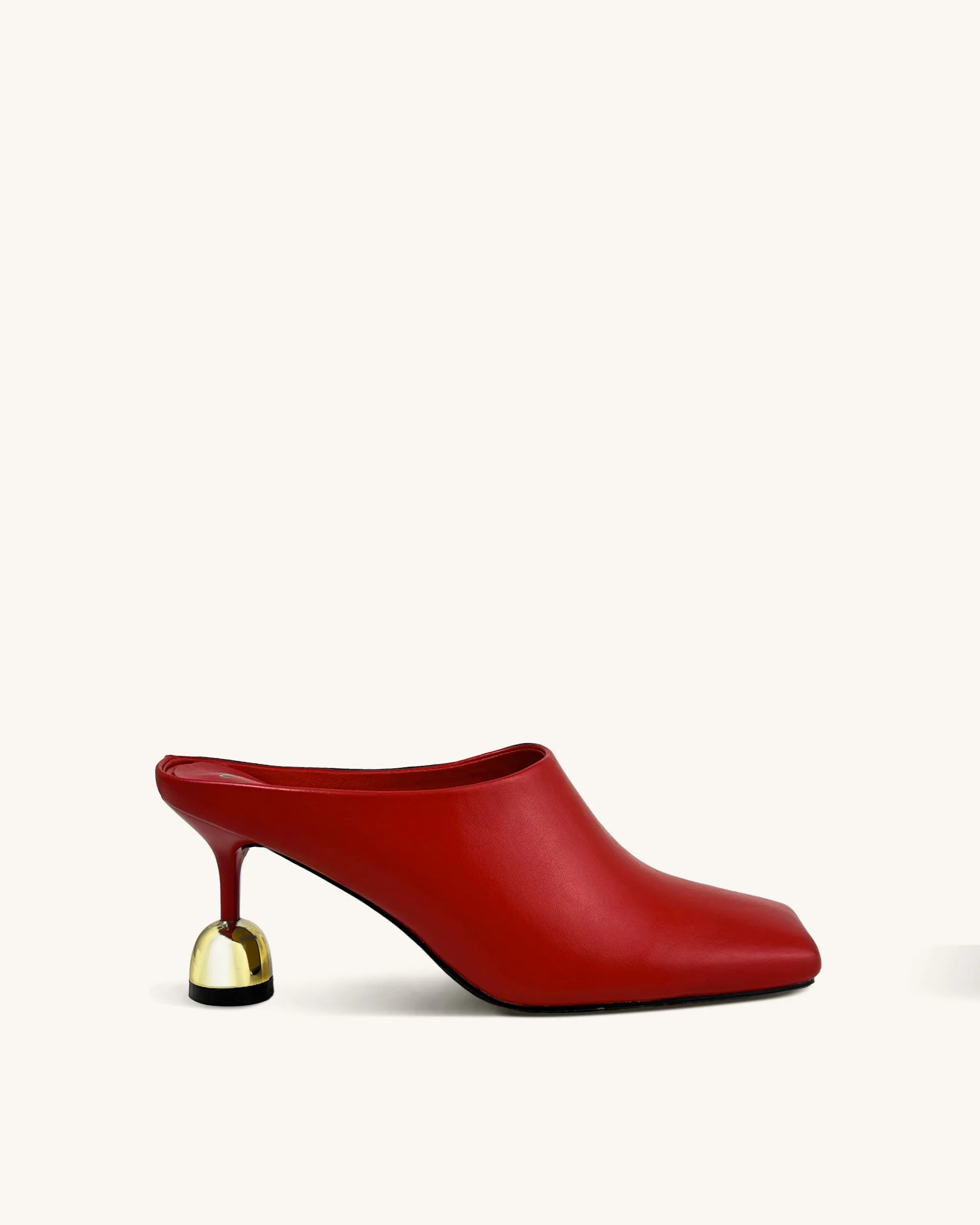 Hadley Mules with Metallic Heel - Red sold by JW PEI product image thumbnail 2