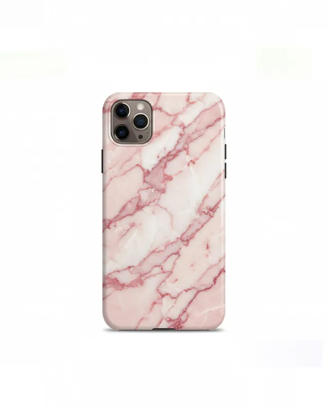 Marble Phone Case - White/Pink sold by JW PEI