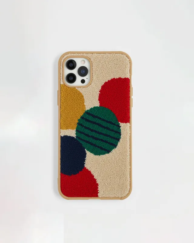 Abstract Dot Phone Case - Beige Multicolor sold by JW PEI