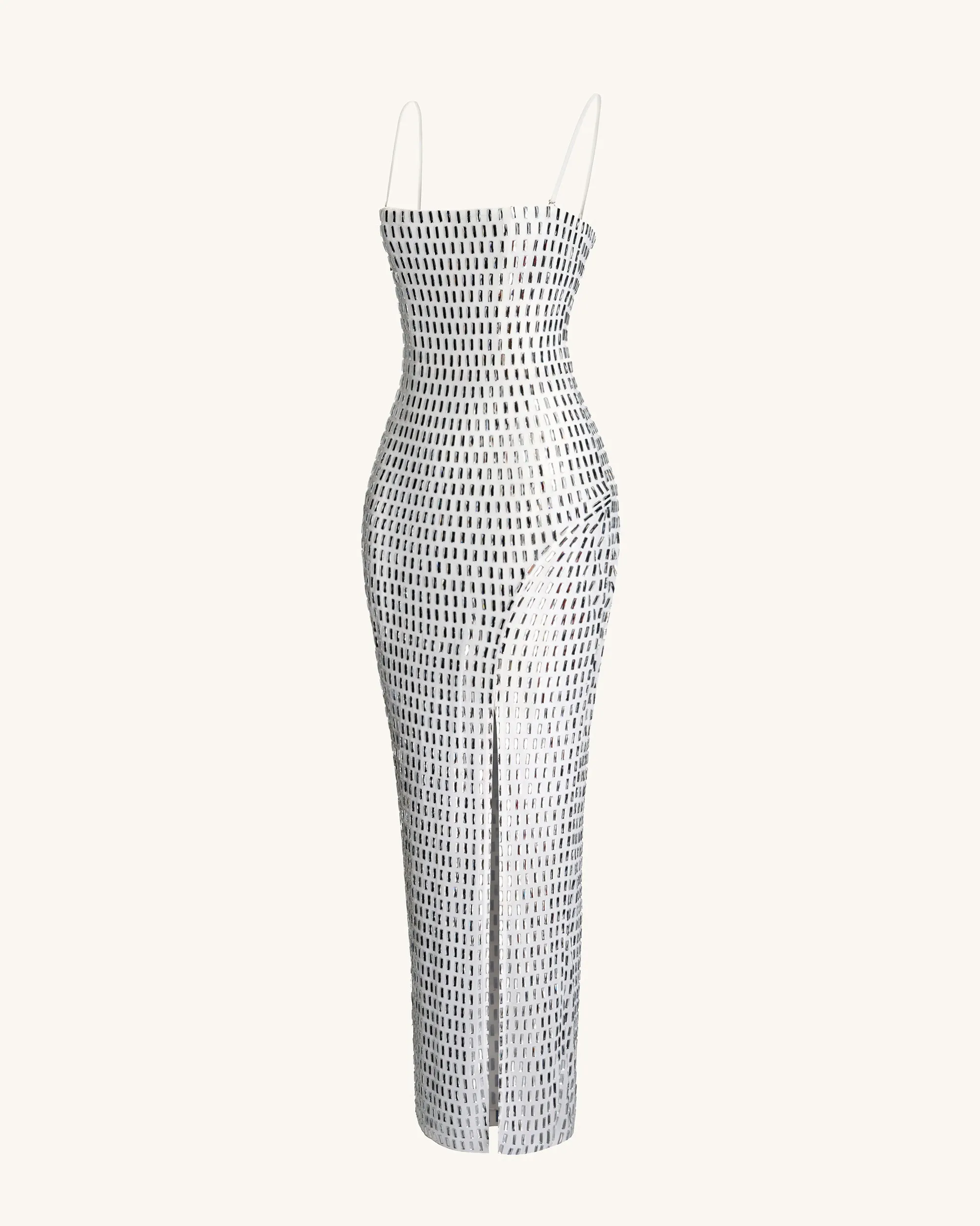 Sequined Cut-Out Maxi Dress - White sold by JW PEI product image thumbnail 5