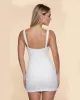 Rhinestone Embellished Mini Dress - White sold by JW PEI