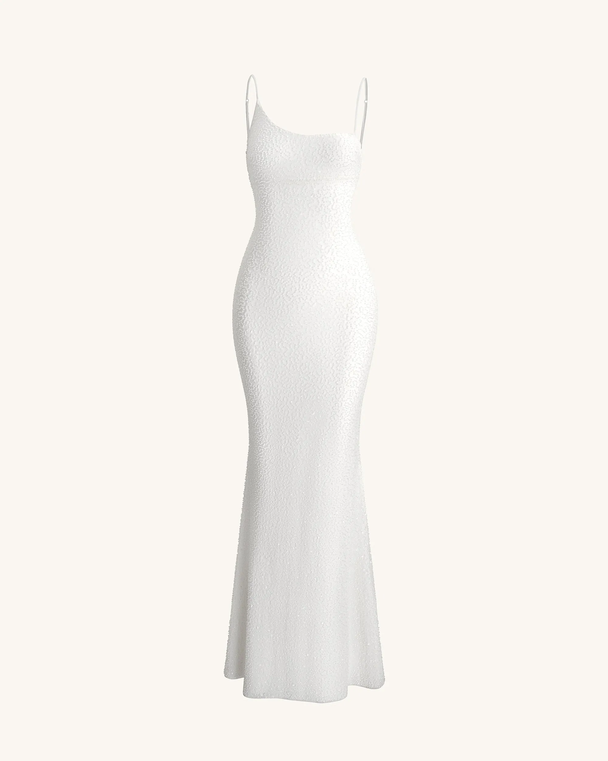 Beaded Embellished Maxi Dress - White sold by JW PEI product image thumbnail 4