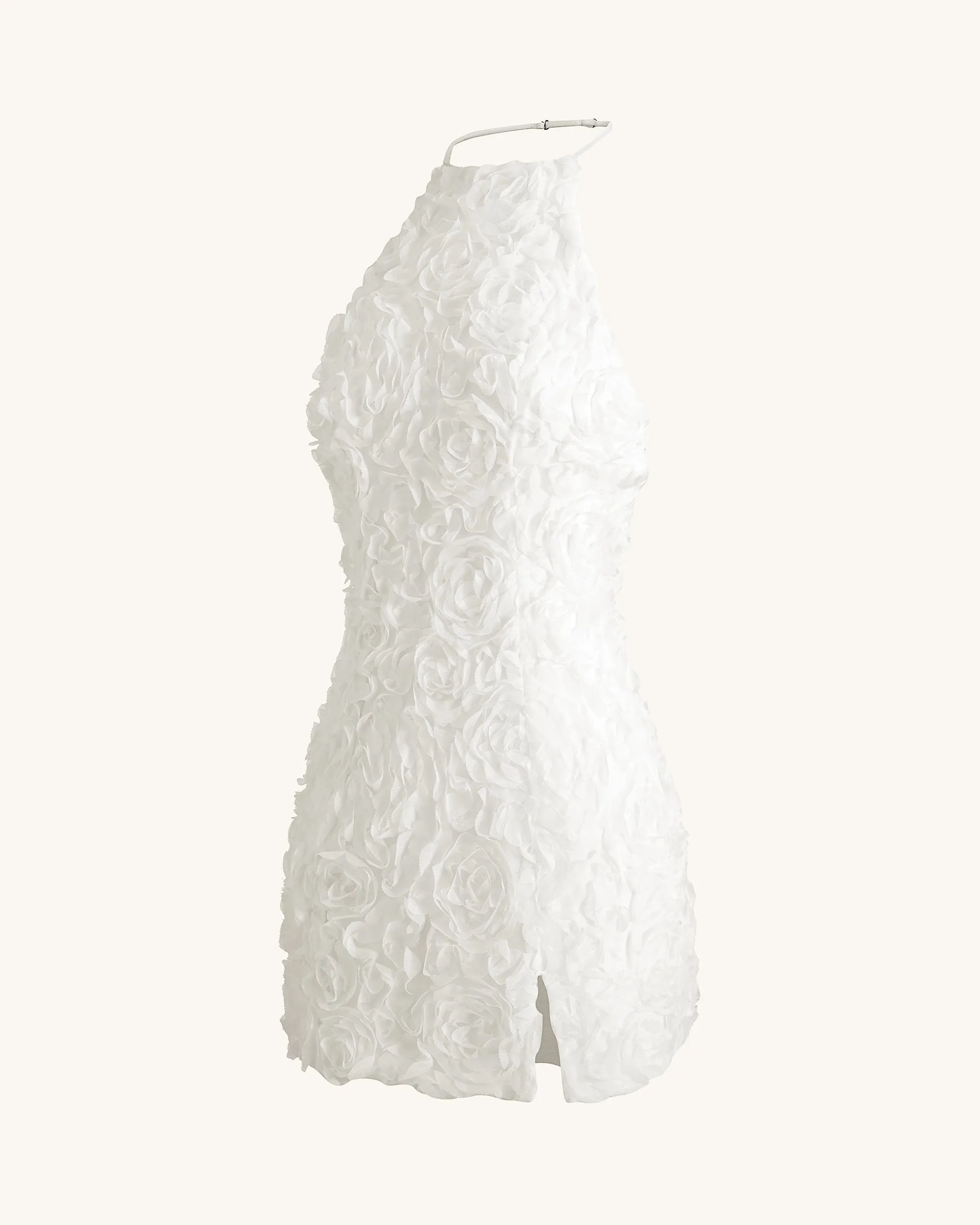 Floral Appliqué Mini Dress - White sold by JW PEI product image thumbnail 5