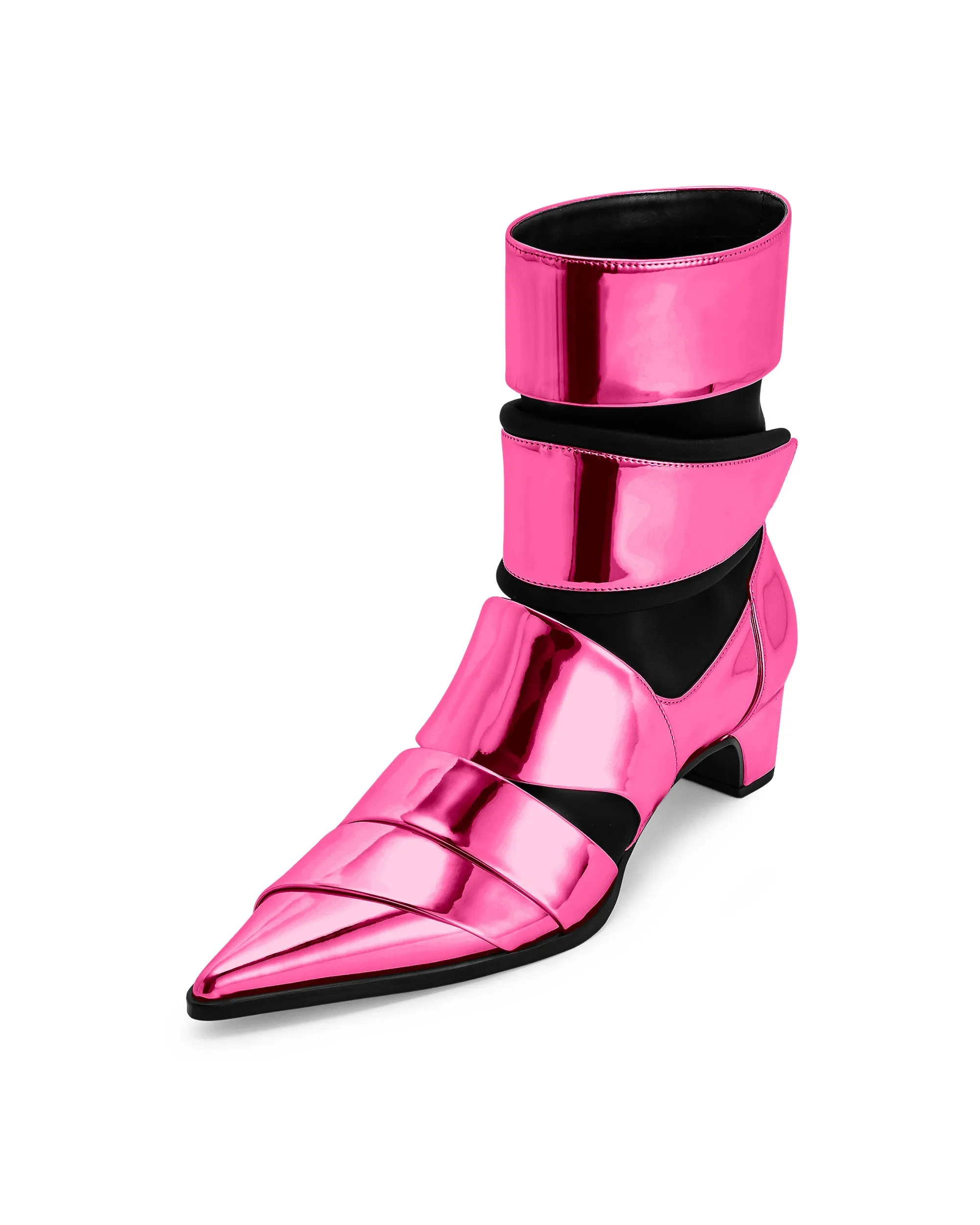 Emily Strap Ankle Boots - Pink sold by JW PEI product image thumbnail 3