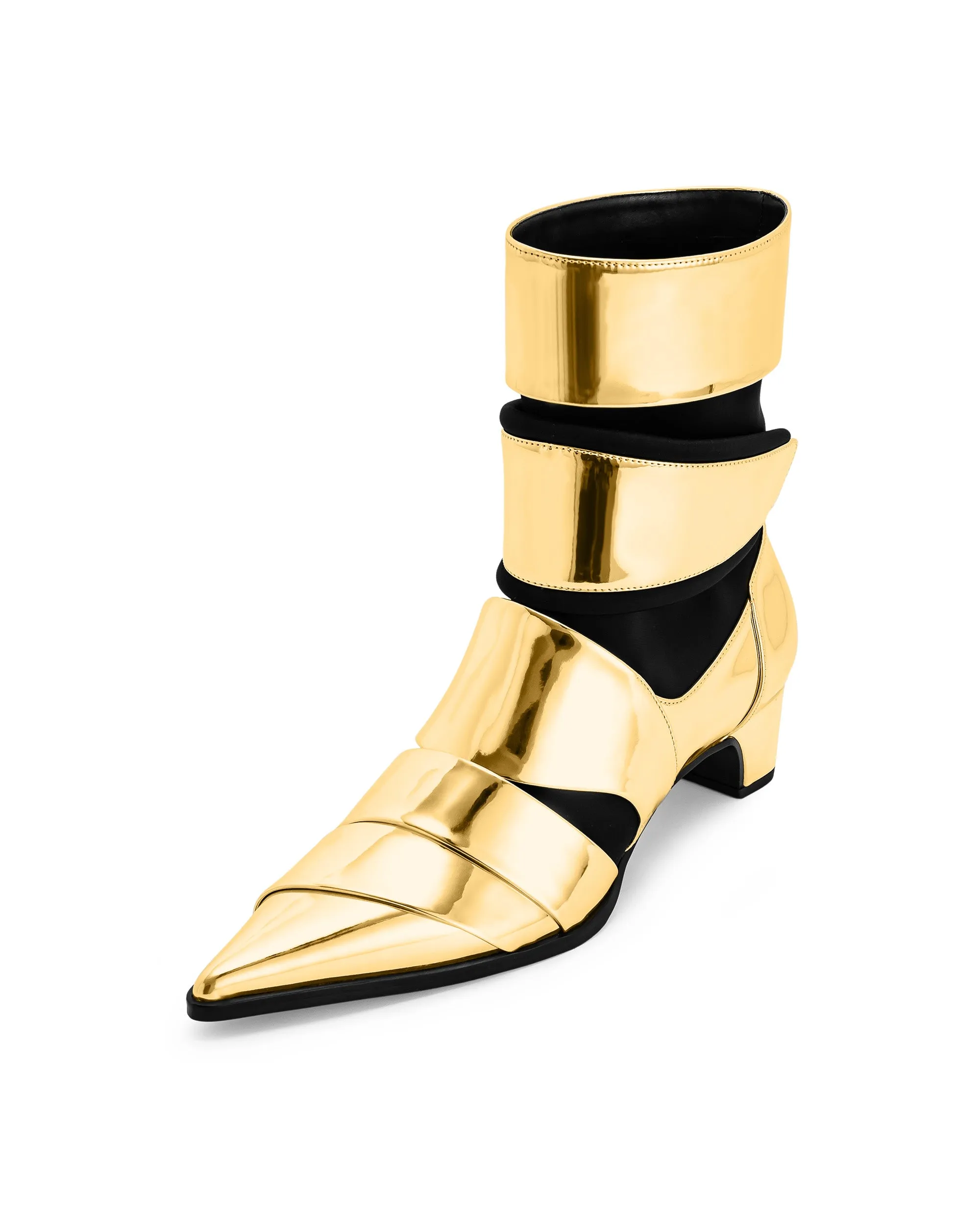Emily Strap Ankle Boots - Gold sold by JW PEI product image thumbnail 3