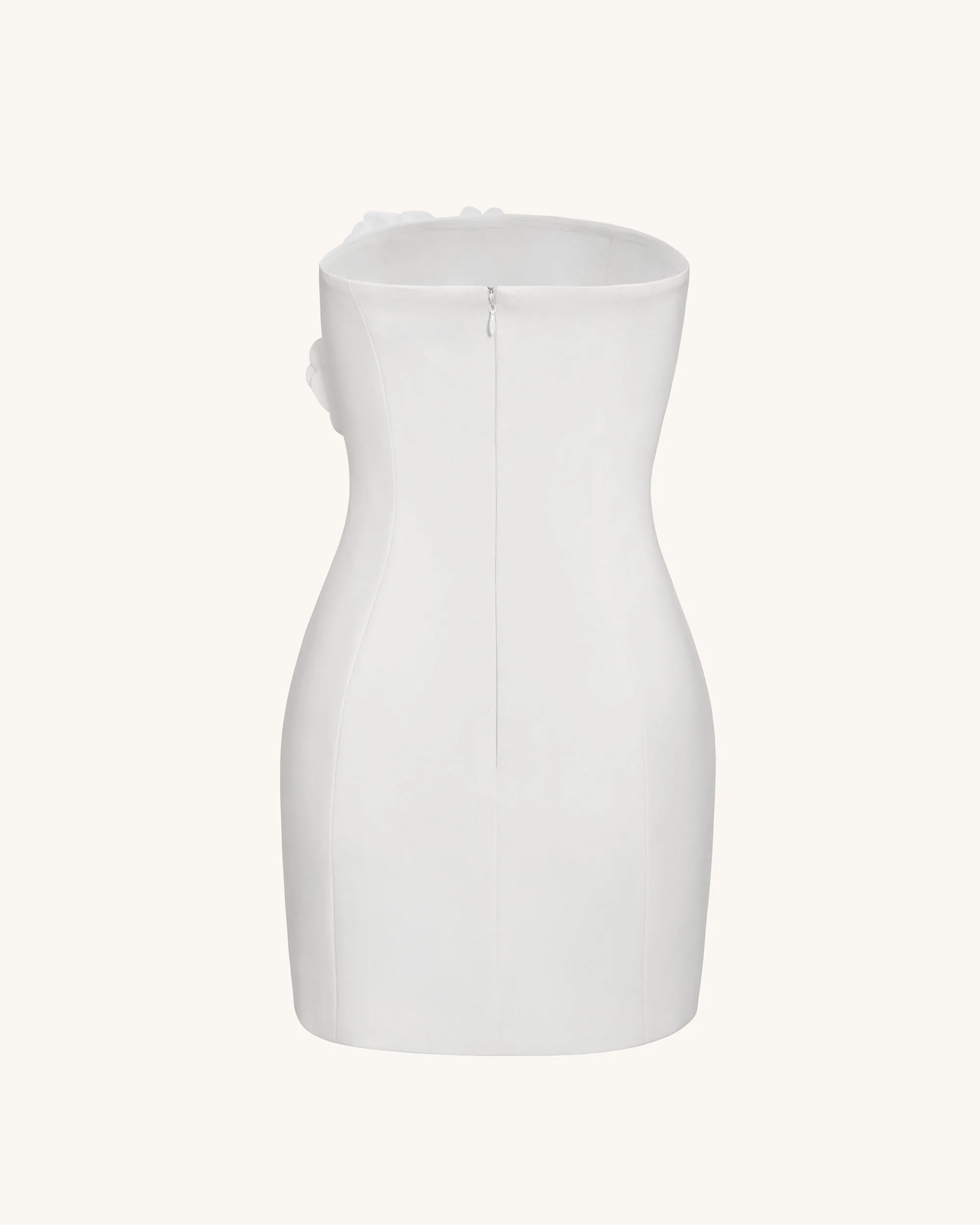 Blossoming Elegance Strapless Dress - White sold by JW PEI product image thumbnail 3