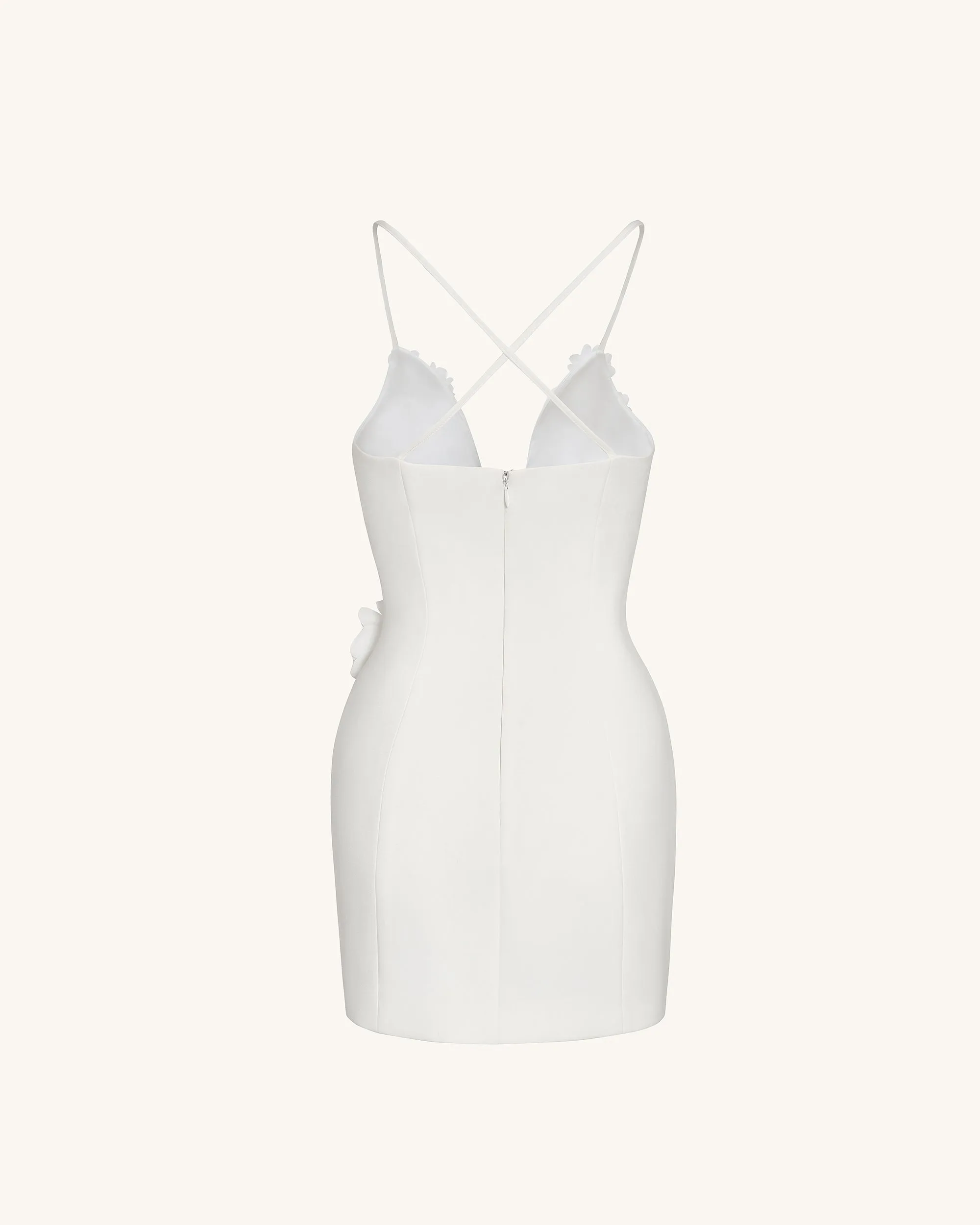 Floral Embrace Sleeveless Gown - White sold by JW PEI product image thumbnail 3