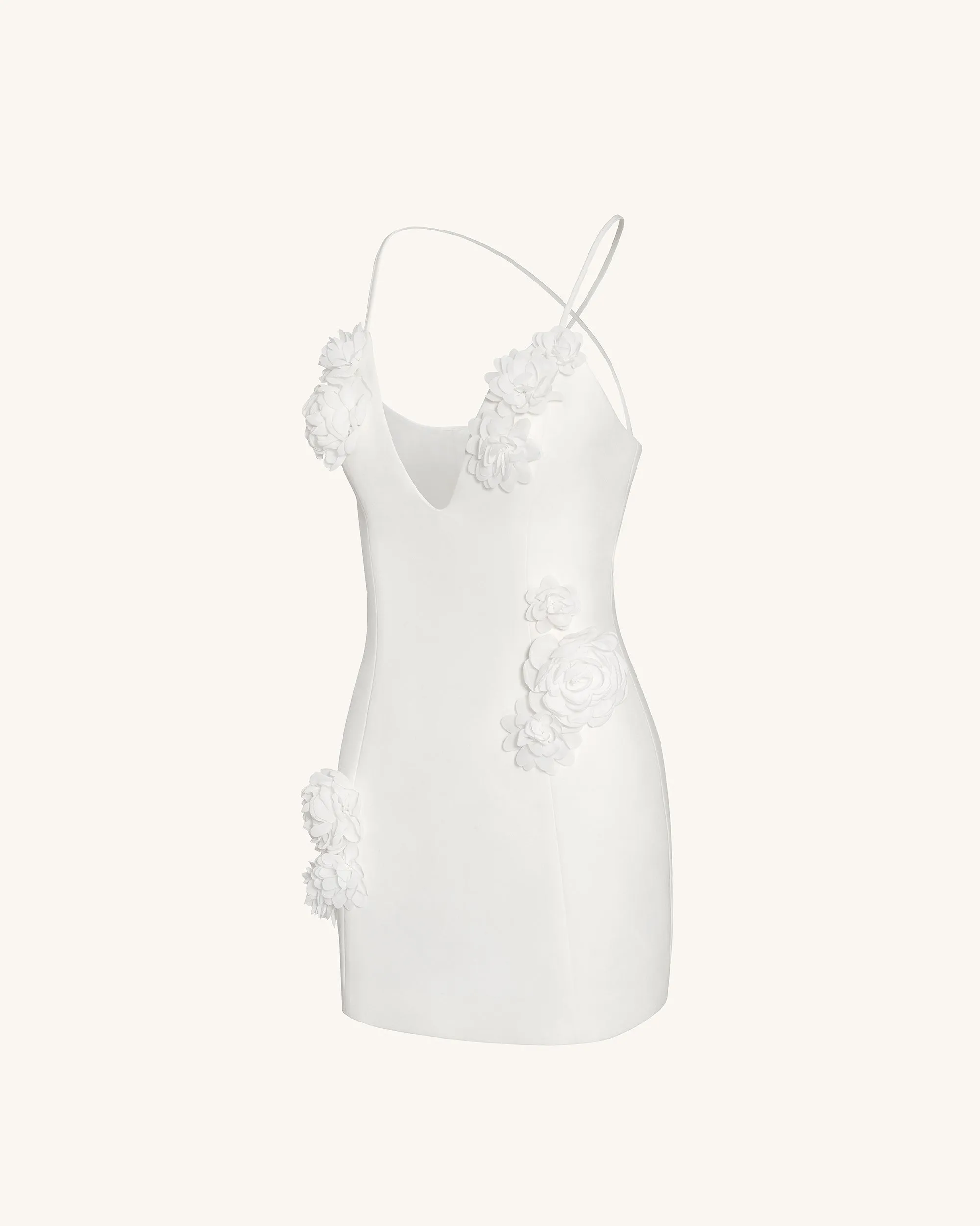 Floral Embrace Sleeveless Gown - White sold by JW PEI product image thumbnail 2