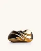 Wavy Metallic Clutch - Gold sold by JW PEI
