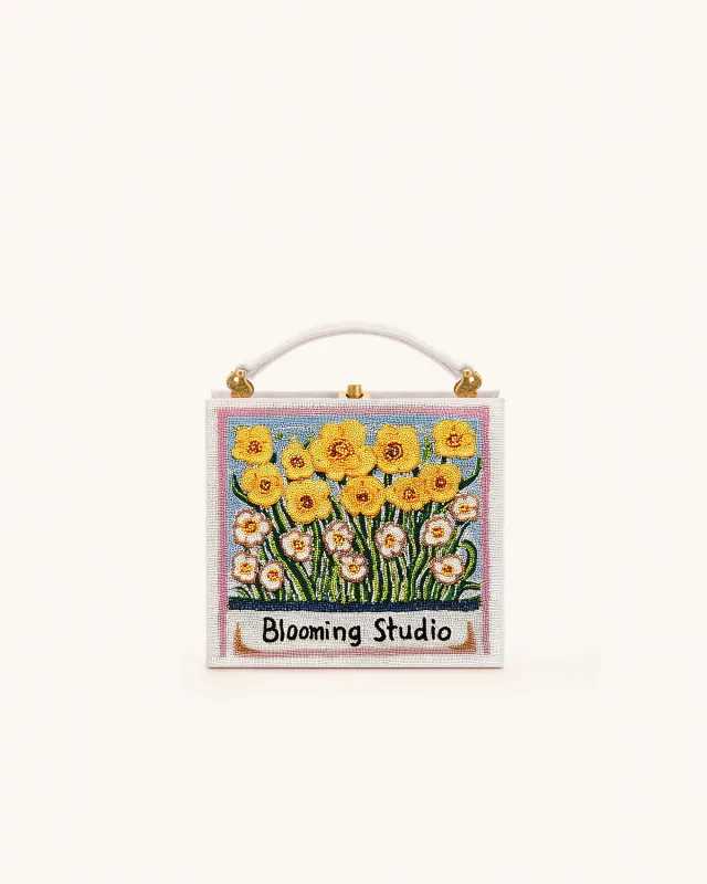 Allison Spring Garden Handbag - Multicolor White sold by JW PEI