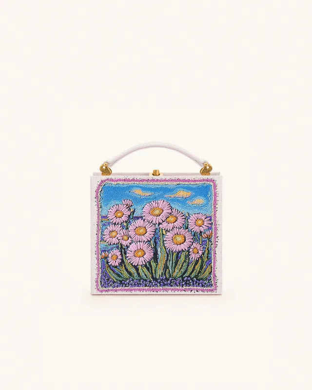 Alice Floral Dream Handbag - Multicolor White sold by JW PEI