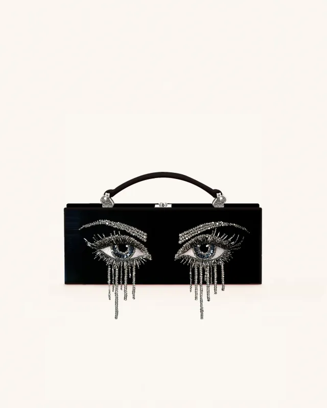 Caroline Tears of the Eye Handbag - Black sold by JW PEI
