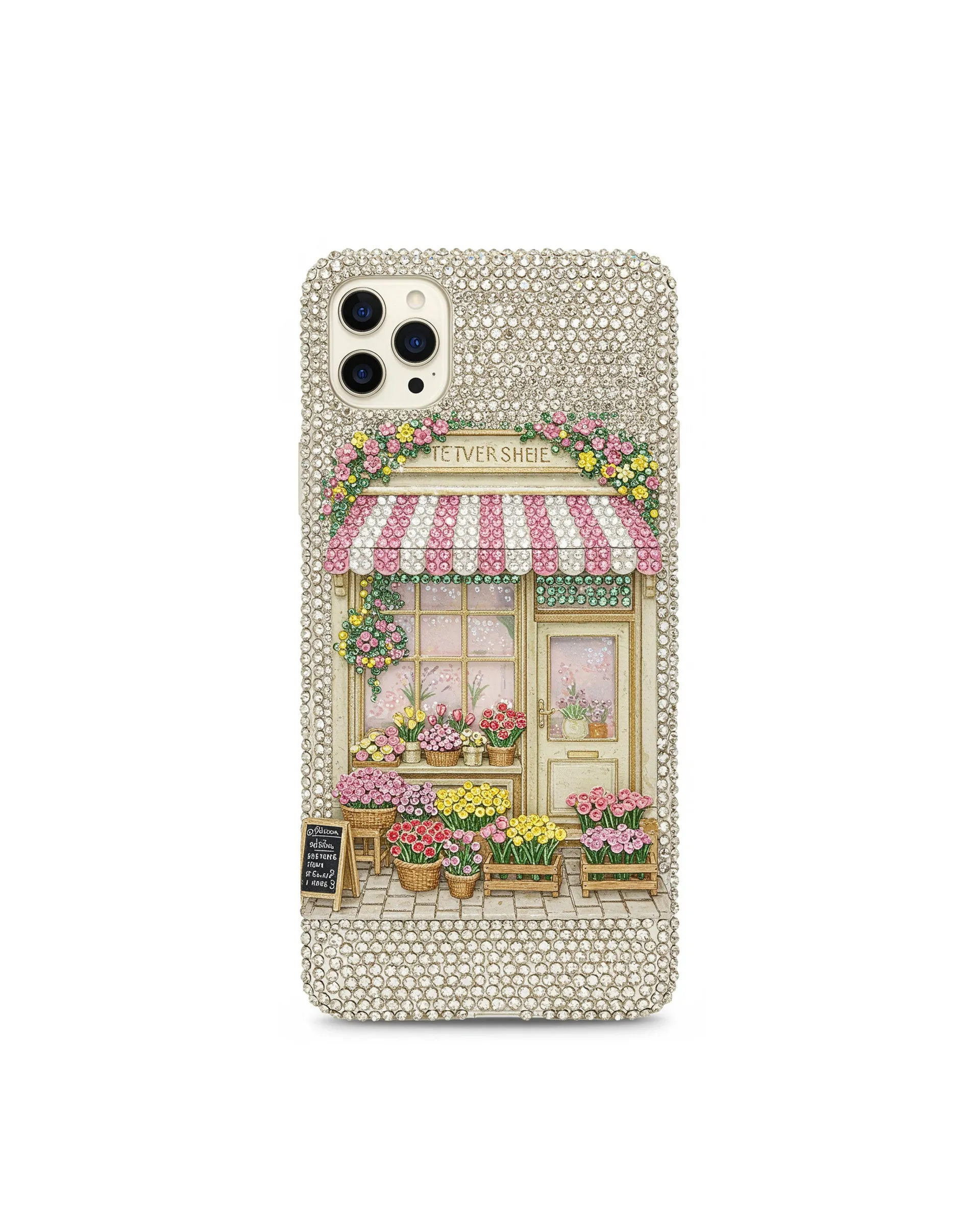 Ellie Floral Shoppe Phone Case - Multicolor Gray sold by JW PEI