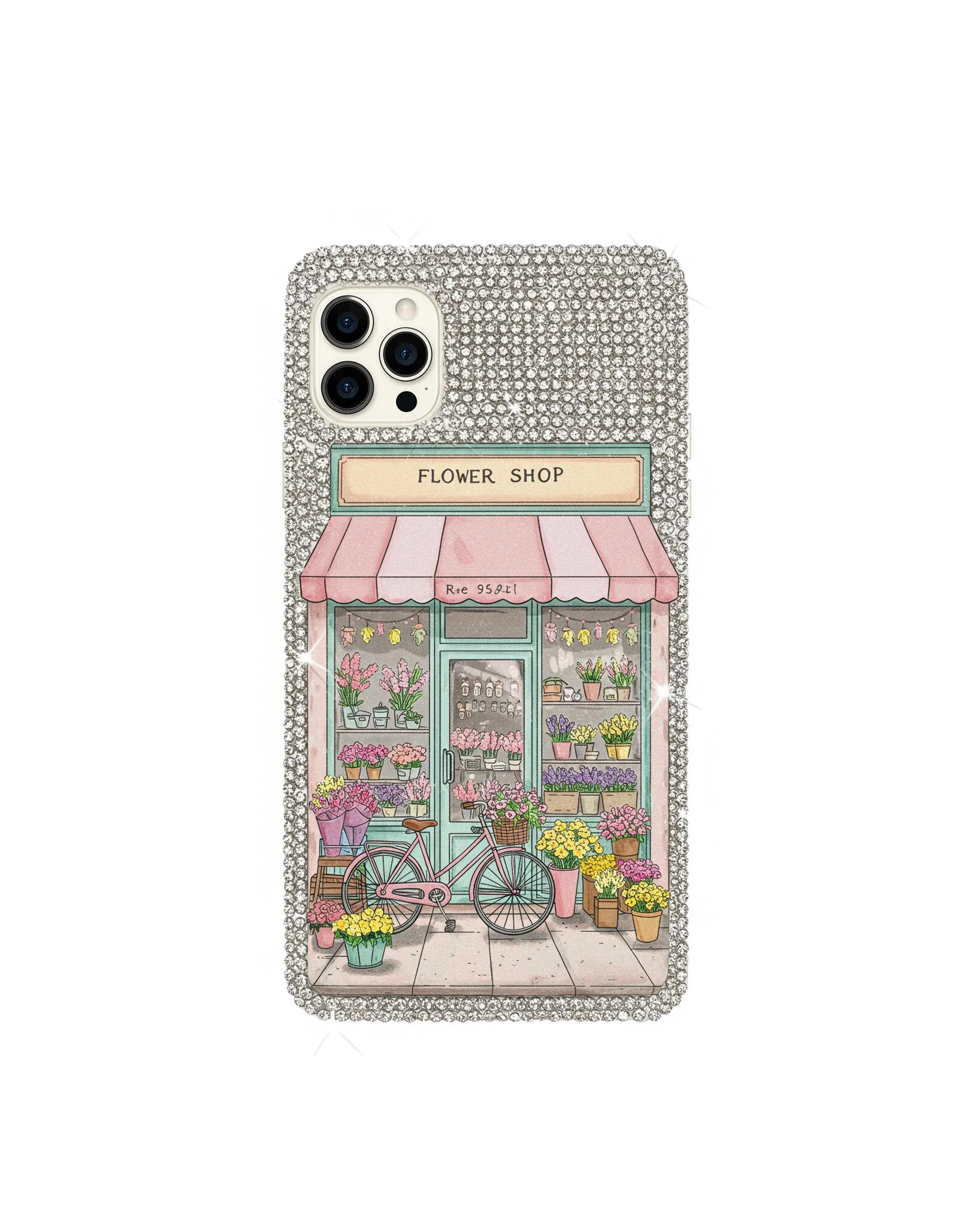 Flower Shop Phone Case - Multicolor Gray sold by JW PEI