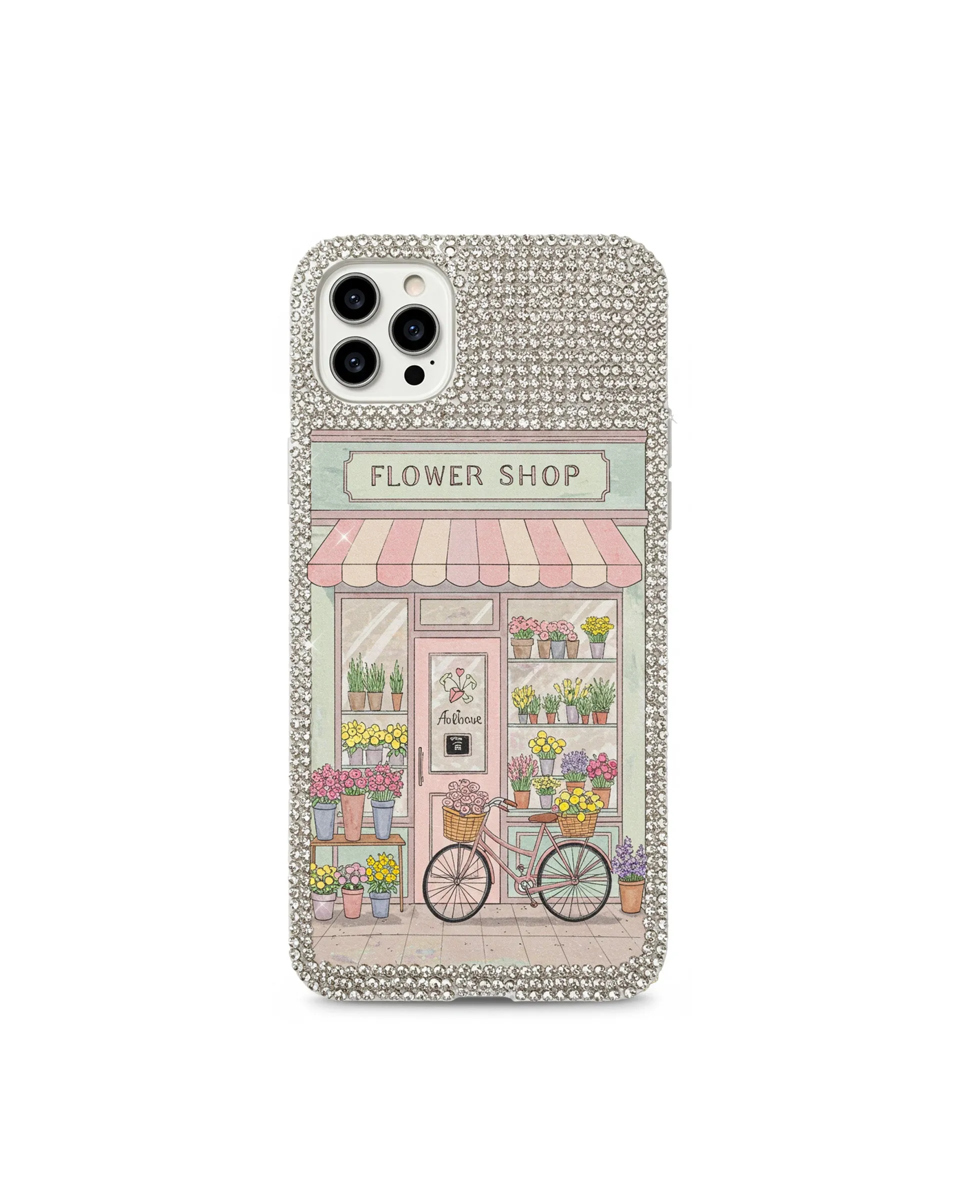 Flower Shop Phone Case - Multicolor Gray sold by JW PEI
