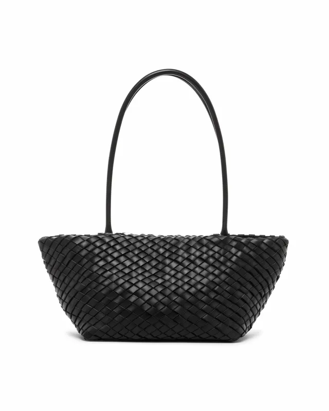 Taylor Woven Tote Bag - Black sold by JW PEI