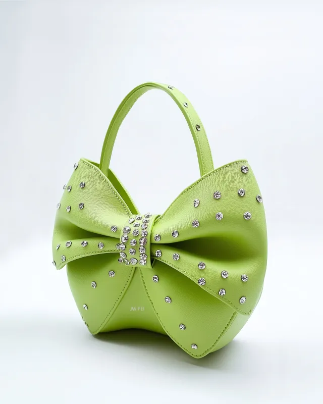 Mia Rivet Bow Bag - Green sold by JW PEI
