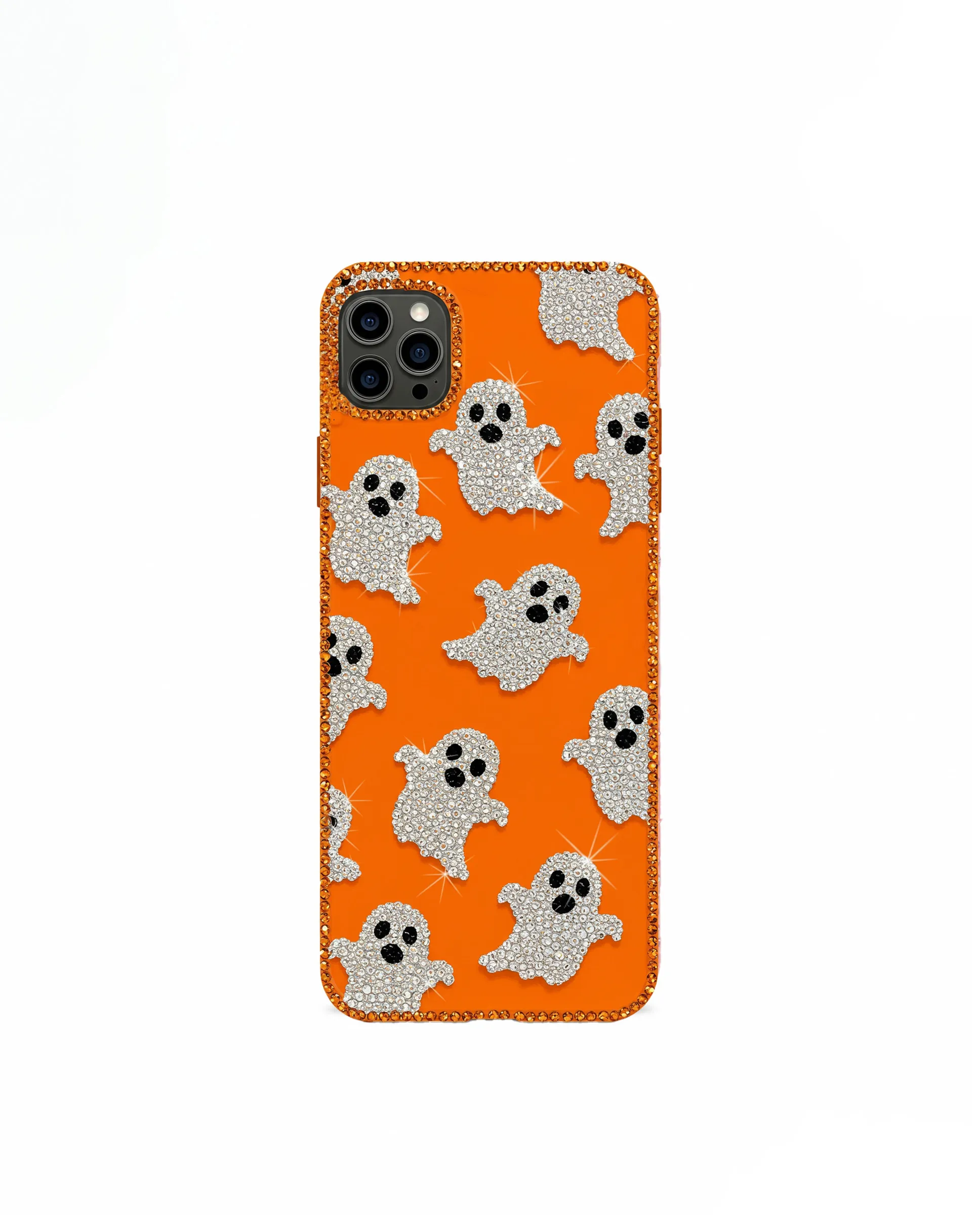 Ghostly Glitz Phone Case - Multicolor Orange sold by JW PEI