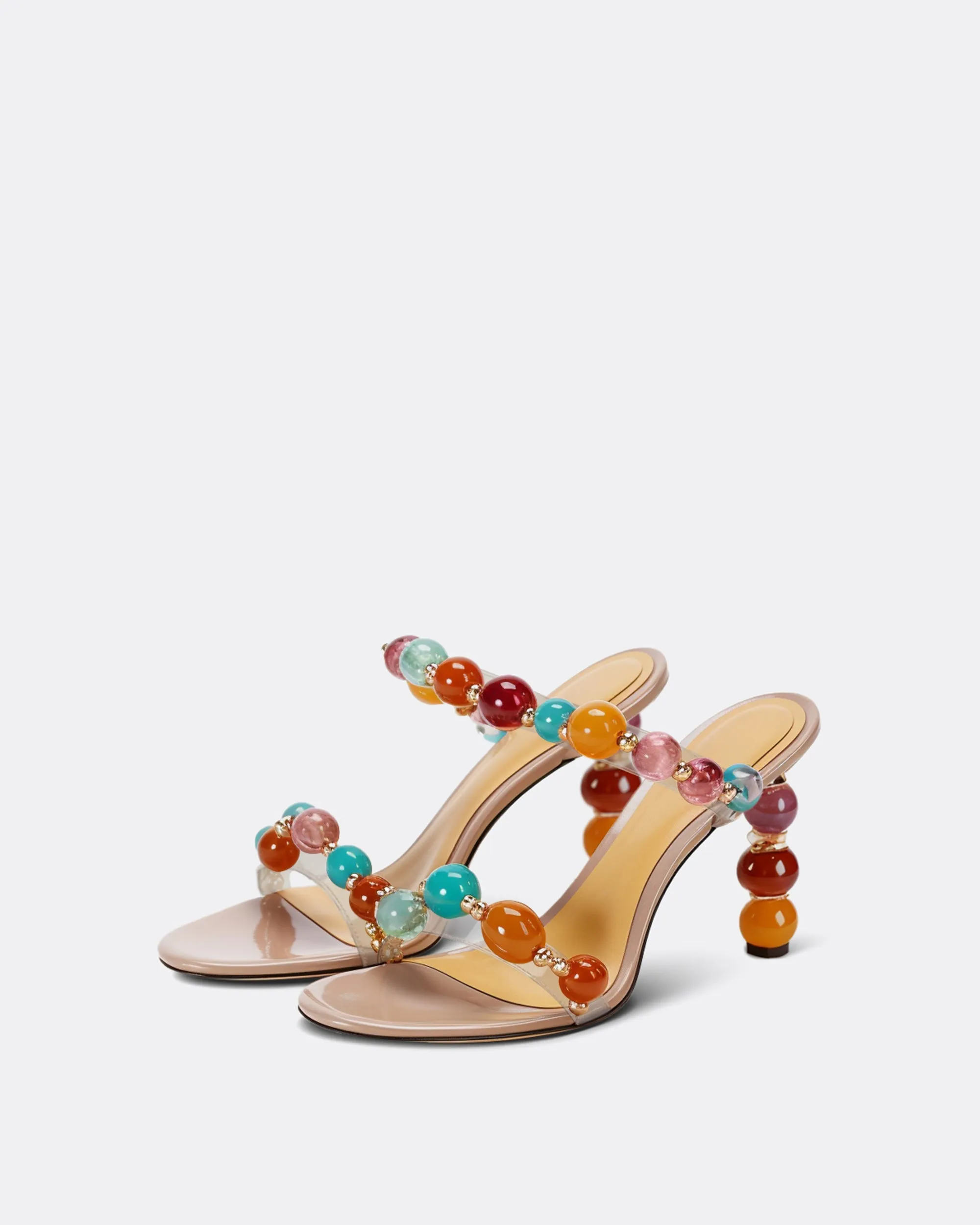 Paisley Beaded Heels - Multicolor sold by JW PEI