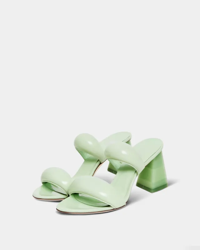 Clarisse Modern Minimalist Mules - Mint Green sold by JW PEI
