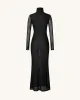 Eva Body Print Mesh Dress - Black and White sold by JW PEI