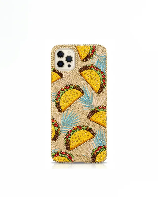 Taco Fiesta Phone Case - Multicolor Beige sold by JW PEI